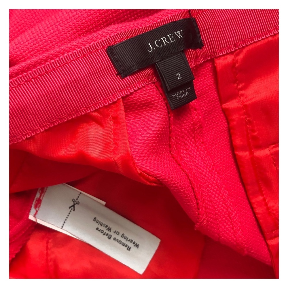 J. Crew Cotton Pique Side Zip Pleated Shorts - Picture 5 of 6